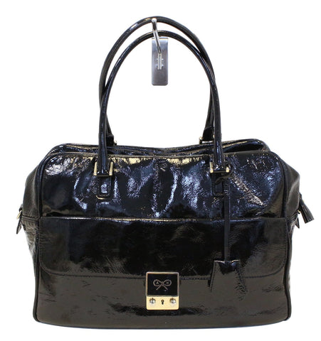 Anya Hindmarch Handbags Women Carker Black Patent Leather - Last Call