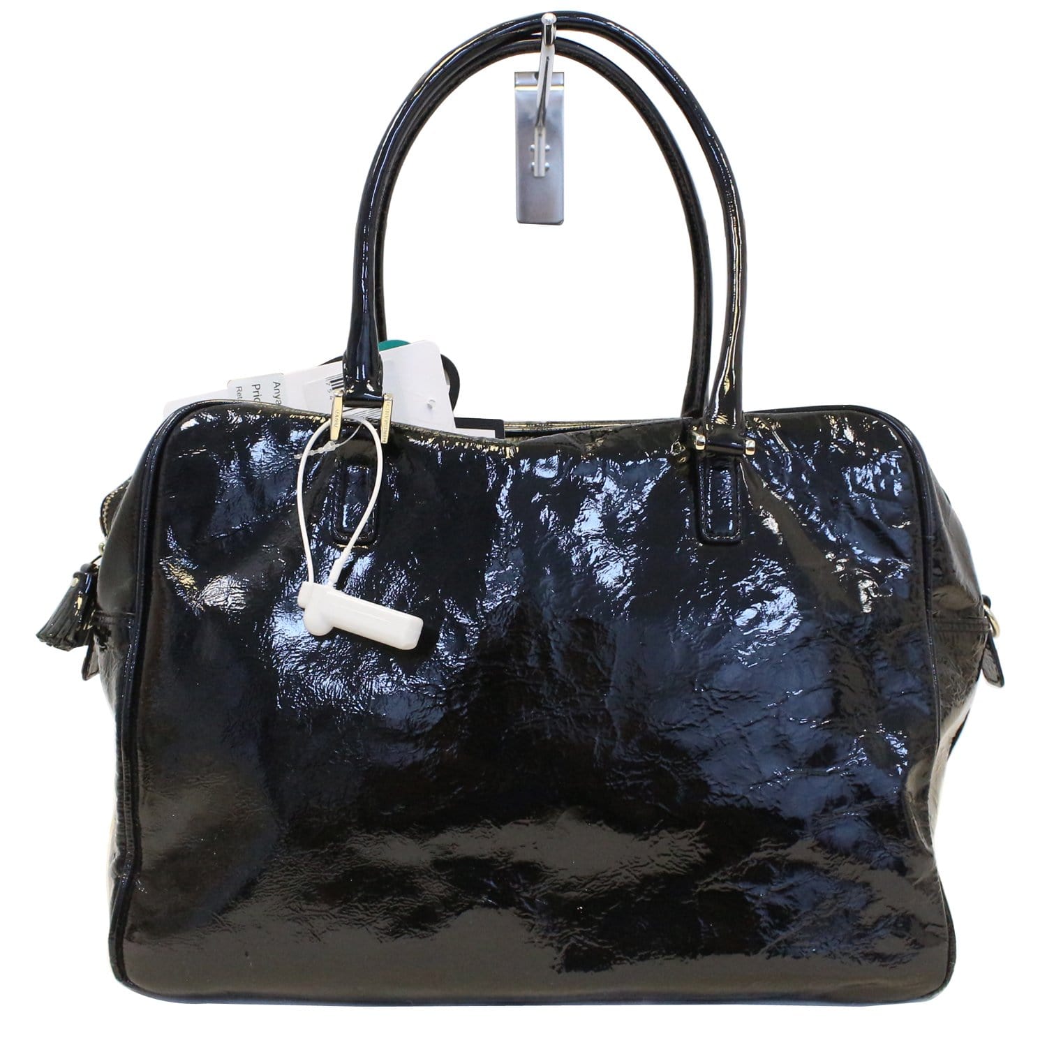 Anya Hindmarch Handbags Carker Black Patent Leather Women