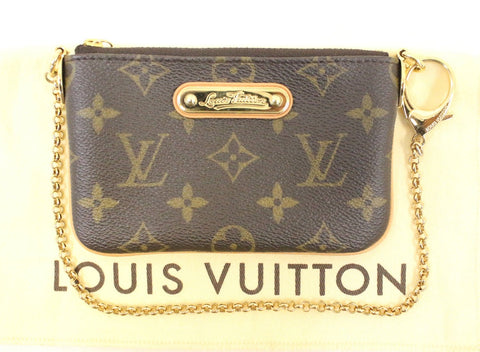 LOUIS VUITTON Monogram Canvas Pochette Milla PM Pouch