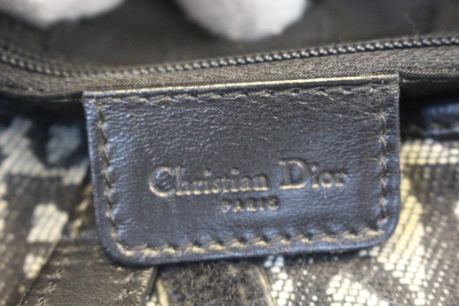 CHRISTIAN DIOR Trotter logo DHardware Double saddle bag Duffle Bag