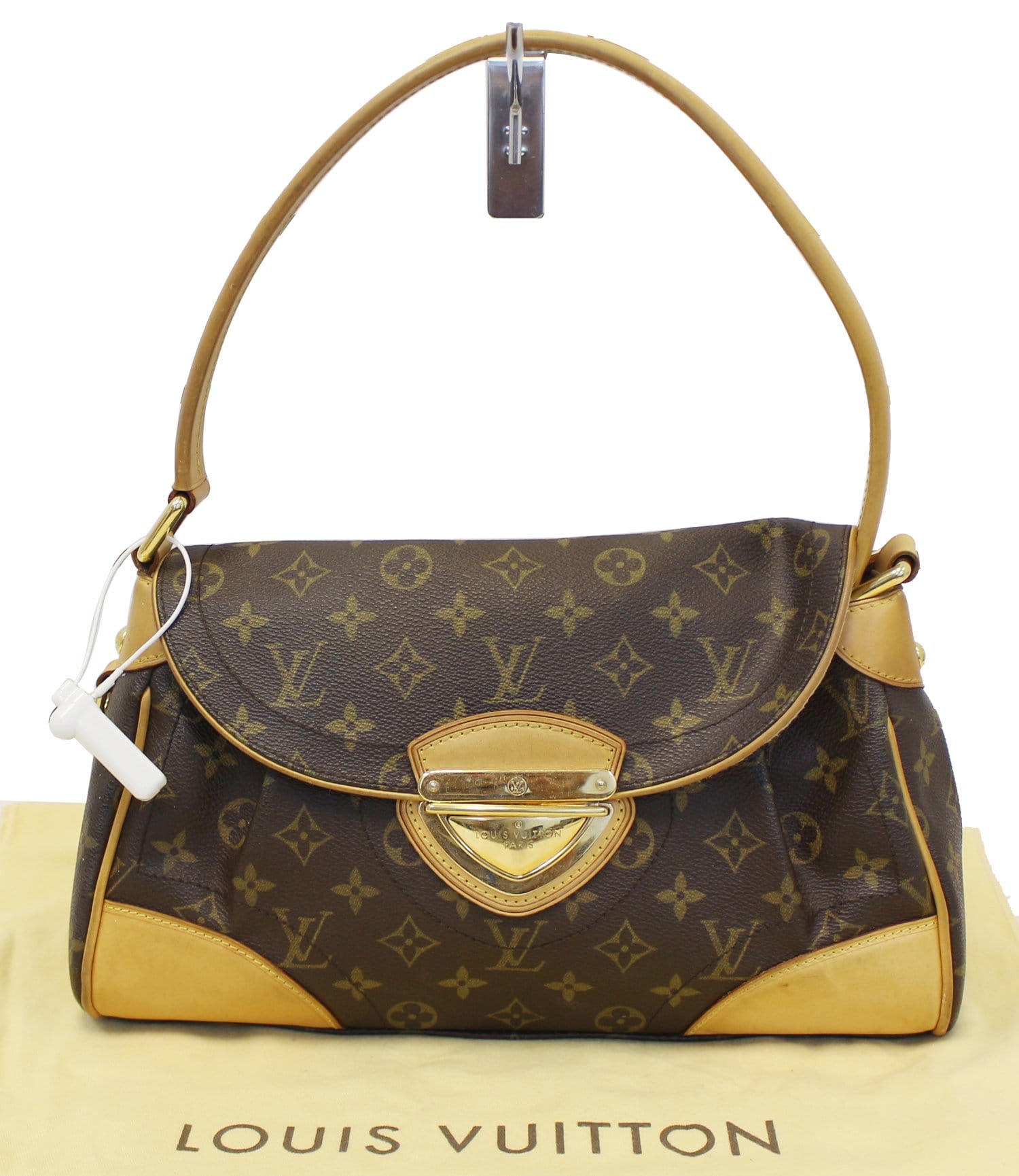 Louis Vuitton Monogram Pochette Beverly Shoulder Bag M40122 Brown PVC  Leather Ladies LOUIS VUITTON