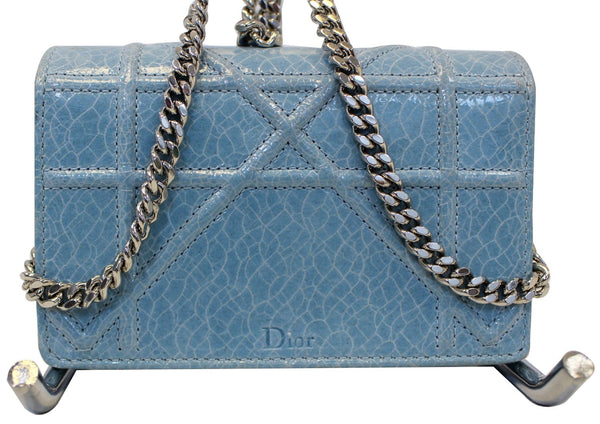 Christian Dior Leather Mini Diorama Chain bag