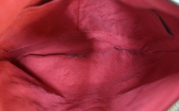 LOUIS VUITTON Bloomsbury PM Damier Ebene Crossbody Bag Brown