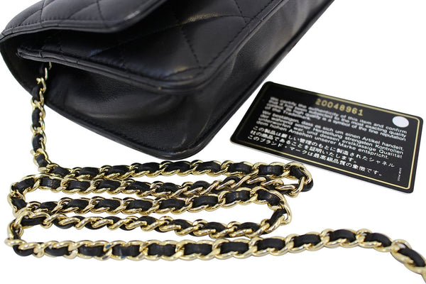 CHANEL Wallet On Chain -  CHANEL Crossbody Bag Flap - gold chain
