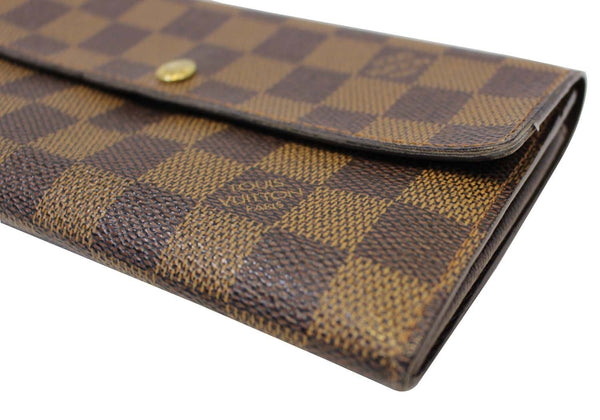 Louis Vuitton Sarah Damier Ebene Brown Wallet leather 