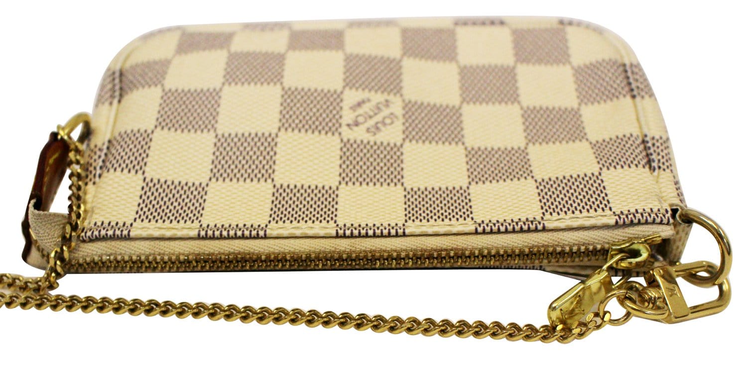 Louis Vuitton 2008 Pre-owned Mini Damier Azur Pochette Accessoires Handbag - Neutrals
