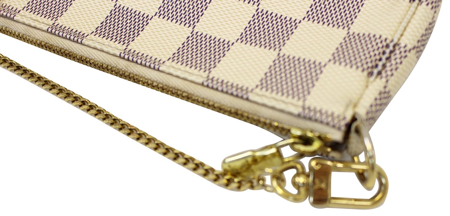 Louis Vuitton mini pochette accessoires. On website search for  AO28912(monogram )/AO28910(azur) Free Shipping Worldwide✈️…