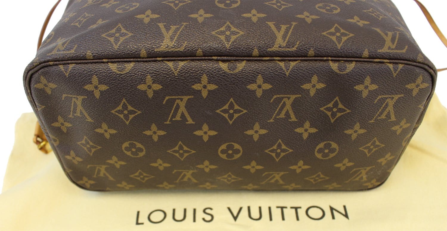 Louis Vuitton Neverfull mm autres Toiles Monogram Canvas Tote Bag Metallic Chrome