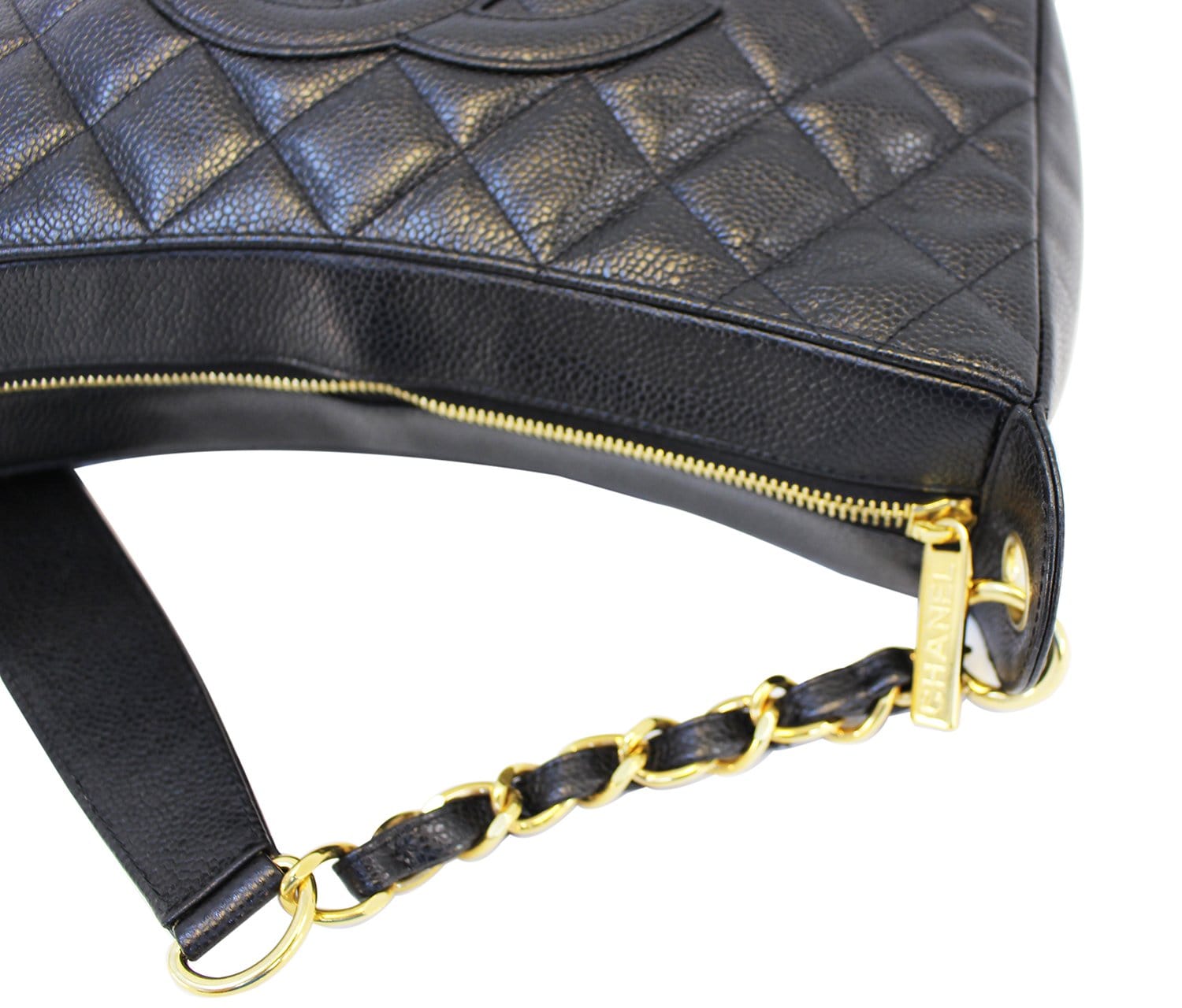 Chanel Shoulder Bag - CHANEL Sac Divers Caviar Large Handbag