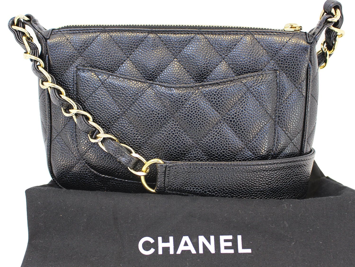 Chanel Small Heart Bag Black - Designer WishBags