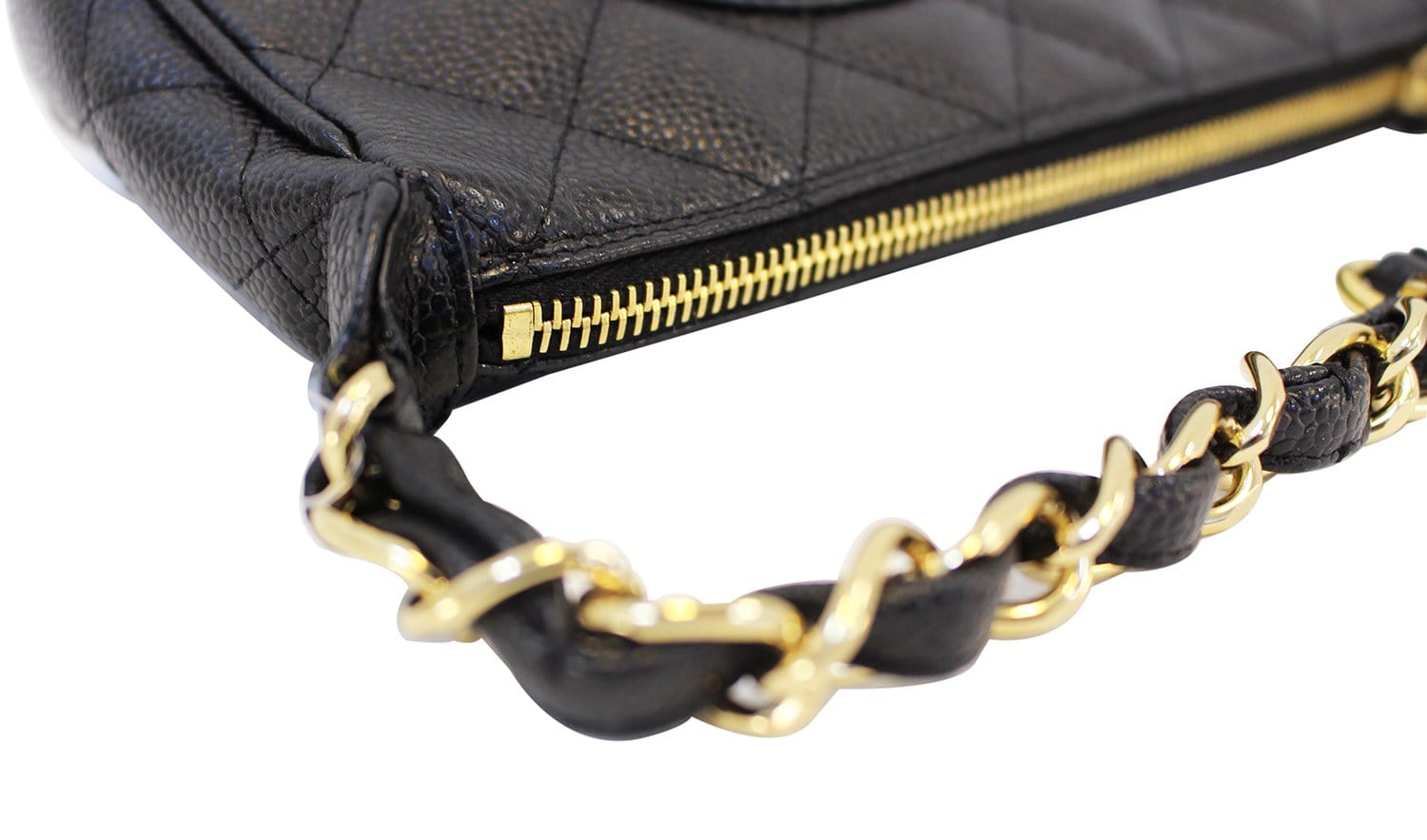 Chanel Shoulder Bag - CHANEL Black Sac Divers Mini Caviar