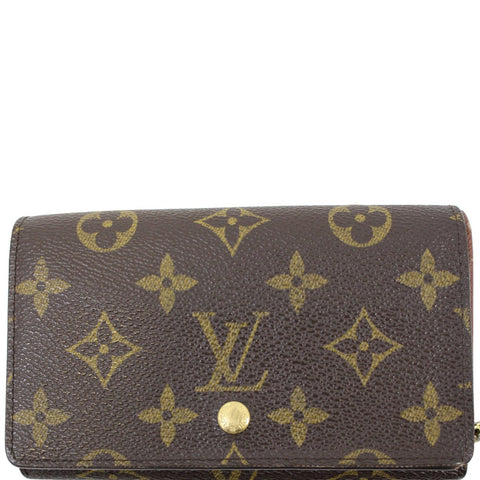 LOUIS VUITTON Porte Monnaie Monogram Canvas Billets Tresor Wallet