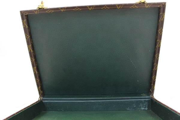 LOUIS VUITTON Monogram Canvas Brown Briefcase Bag