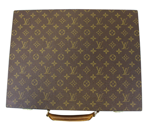 LOUIS VUITTON Monogram Canvas Brown Briefcase Bag