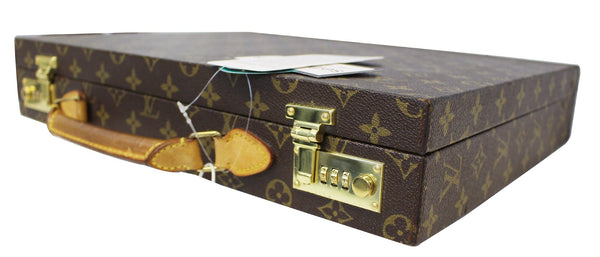 LOUIS VUITTON Monogram Canvas Brown Briefcase Bag