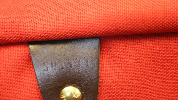 LOUIS VUITTON Damier Ebene Speedy 35 Satchel Bag