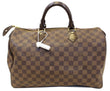 LOUIS VUITTON Damier Ebene Speedy 35 Satchel Bag