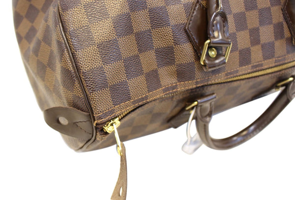 LOUIS VUITTON Damier Ebene Speedy 35 Satchel Bag