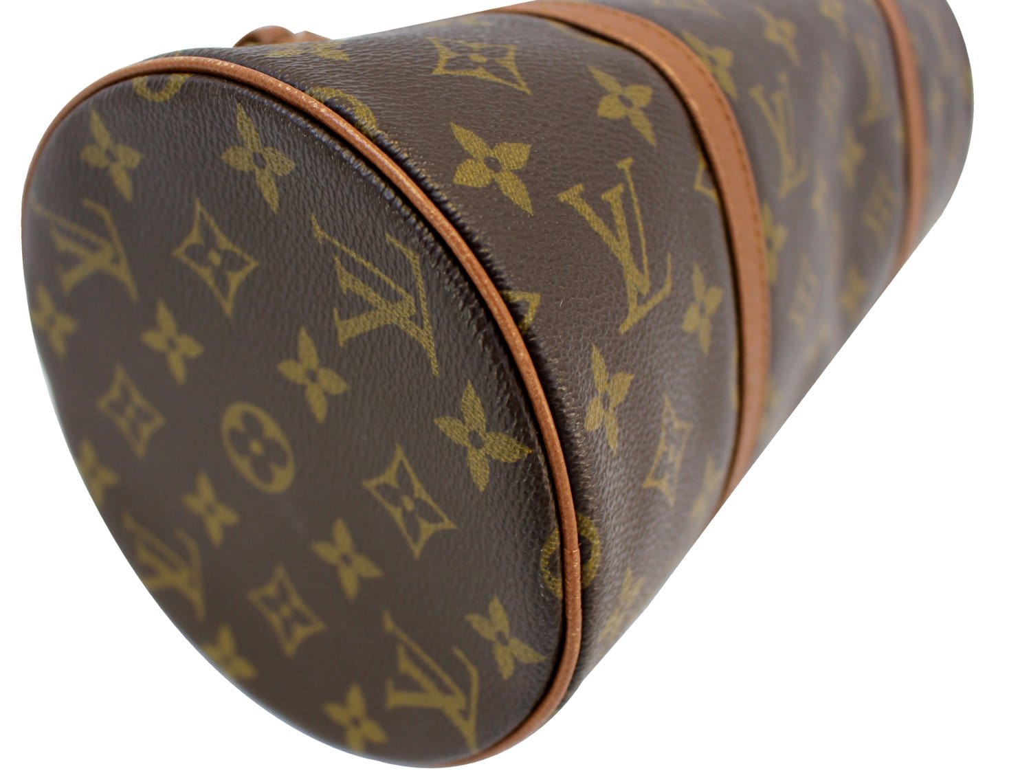 Papillon leather handbag Louis Vuitton Brown in Leather - 35538822