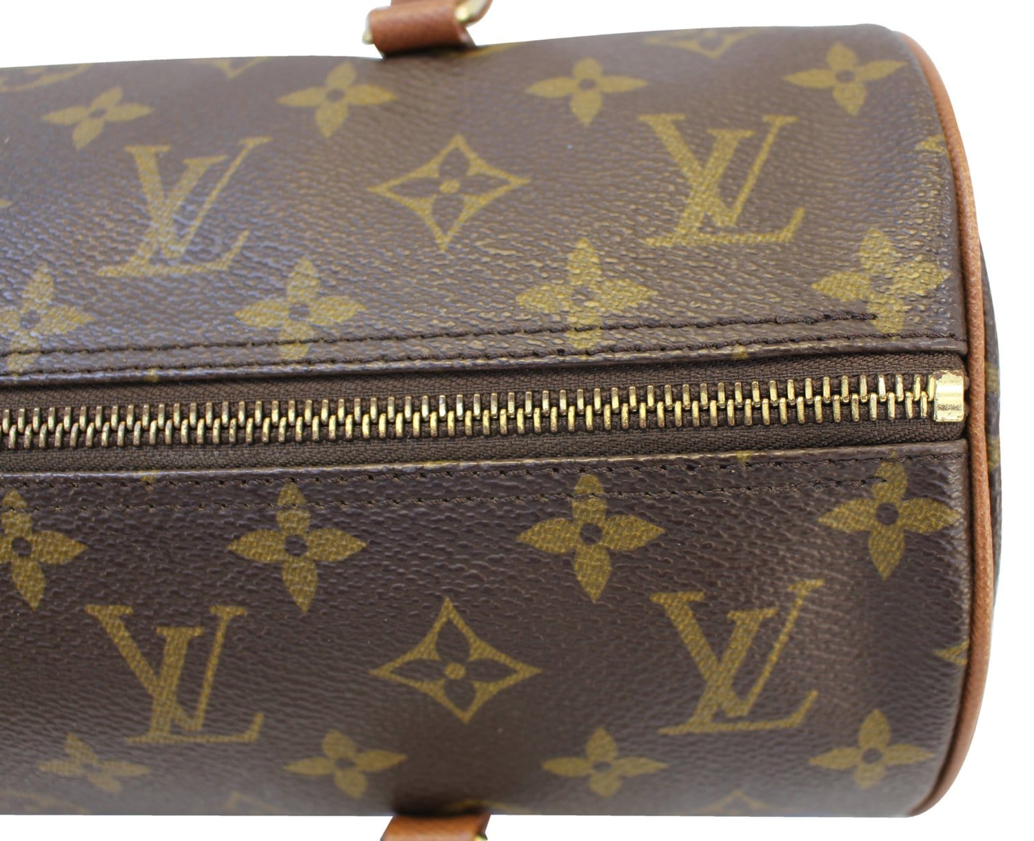 Papillon cloth handbag Louis Vuitton Brown in Cloth - 32290983