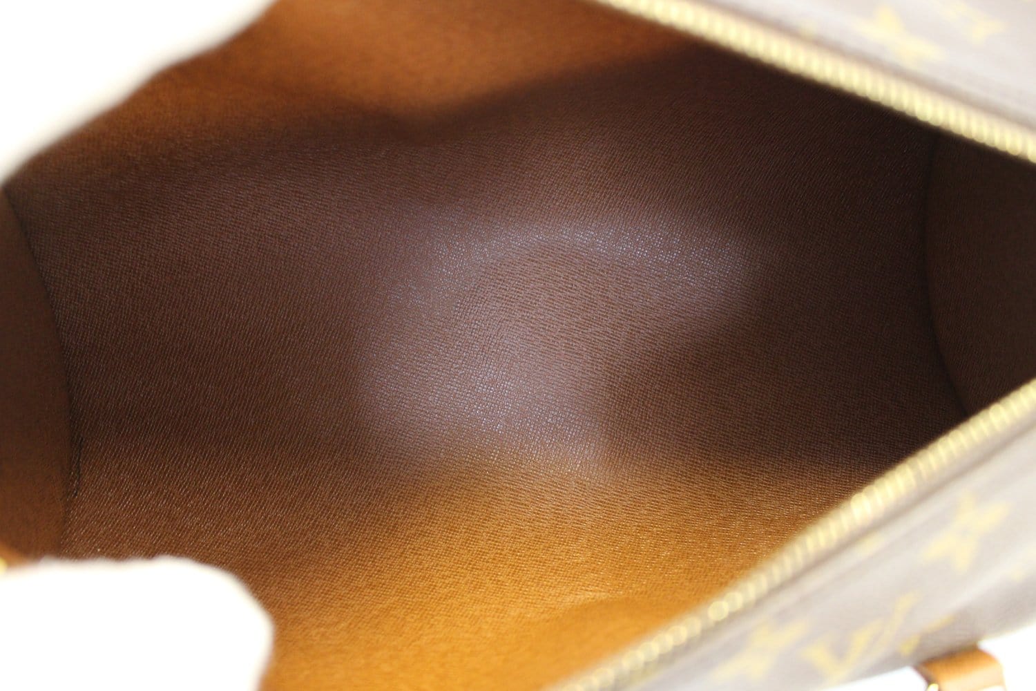 Papillon leather handbag Louis Vuitton Brown in Leather - 36609472
