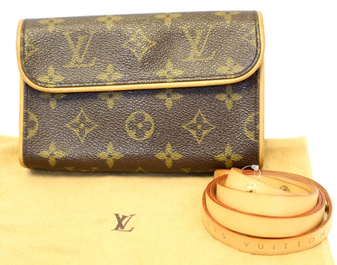 LOUIS VUITTON Monogram Canvas Pochette Florentine Bag
