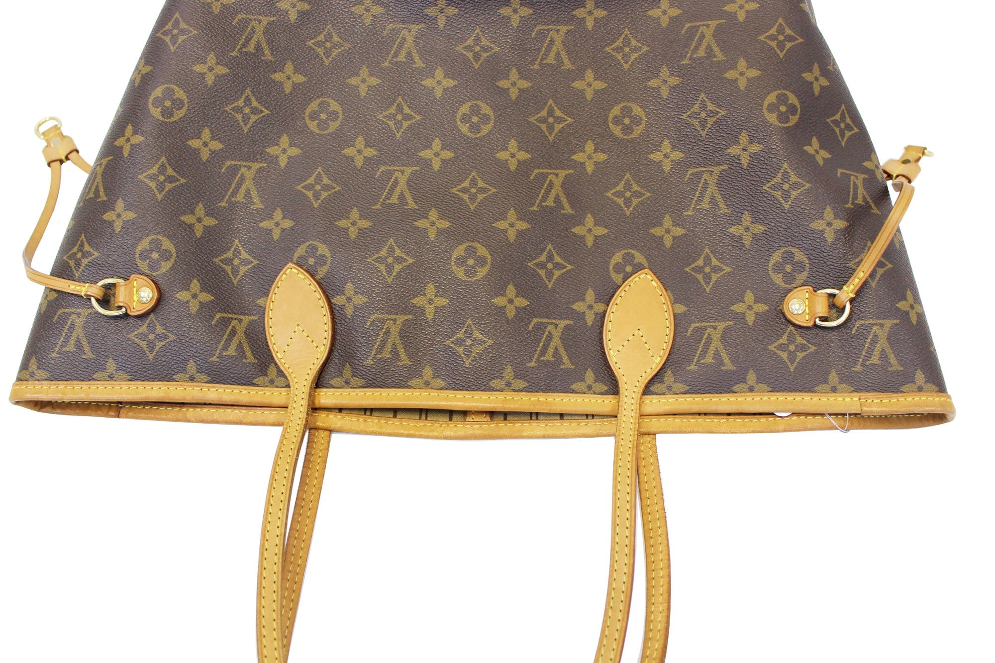 LOUIS VUITTON Louis Vuitton Antigua Hippo MM Tote Bag M80663 Canvas Mocha LV  Cup Name Tag Attached Handbag Shoulder