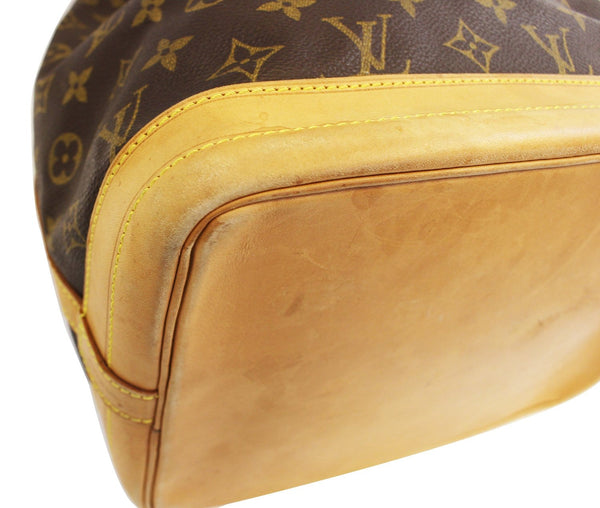 LOUIS VUITTON Pre Owned Monogram Canvas Noe Large Shoulder Bag