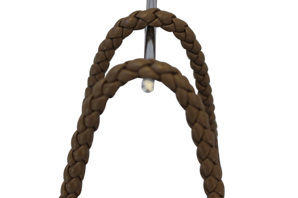 GUCCI 267903 Mesh Hand Leather Brown Tote Bag - Last Call