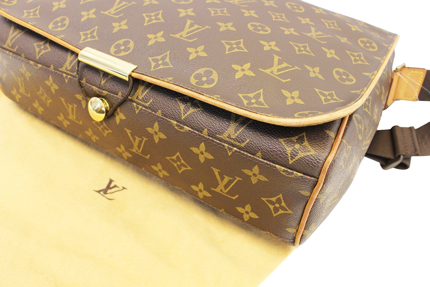 Louis Vuitton Abbesses Messenger Bag in Damier Ebene Canvas with Box in  United States