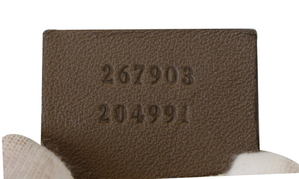 GUCCI 267903 Mesh Hand Leather Brown Tote Bag - Last Call