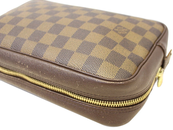 Louis Vuitton Damier Ebene Toilette Cosmetic Pouch for sale
