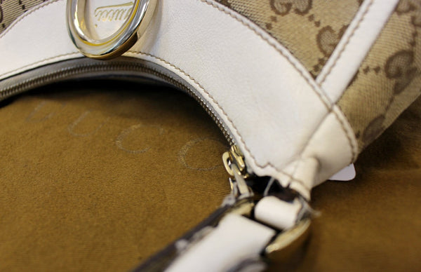 Gucci Hobo Bag GG Monogram Medium D Ring - side view