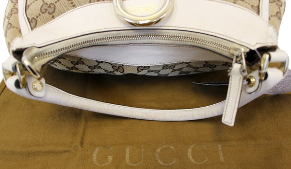 Gucci Hobo Bag GG Monogram Medium D Ring - corner