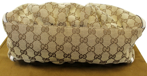 Gucci Hobo Bag GG Monogram Medium D Ring - back view