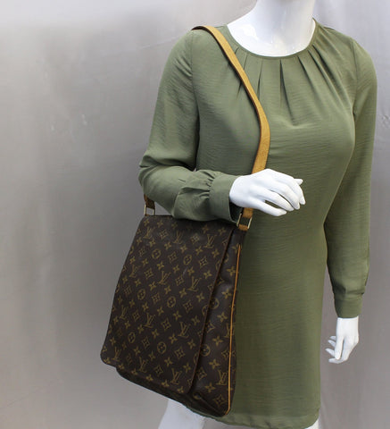 LOUIS VUITTON Musette Salsa GM Monogram Crossbody Shoulder Bag
