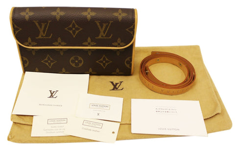 LOUIS VUITTON Monogram Canvas Pochette Florentine Bag