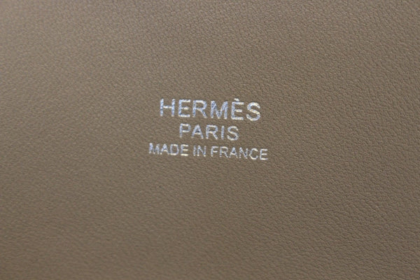 Hermes Bolide Shoulder Bag 31cm Grey Clemence  - hermes logo