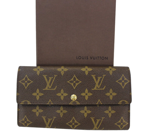 LOUIS VUITTON Monogram Sarah Long Wallet