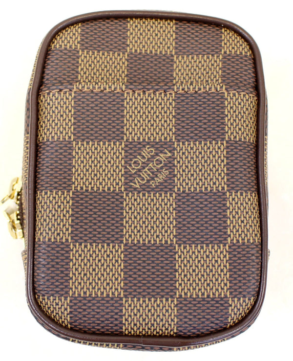 LOUIS VUITTON Damier Ebene Etui Okapi PM Shoulder Pouch