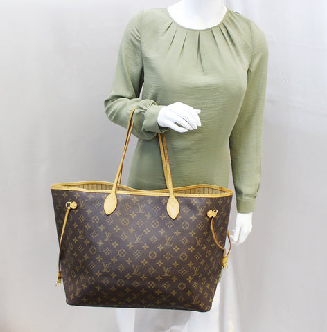 LOUIS VUITTON Monogram Canvas Neverfull GM Tote Bag