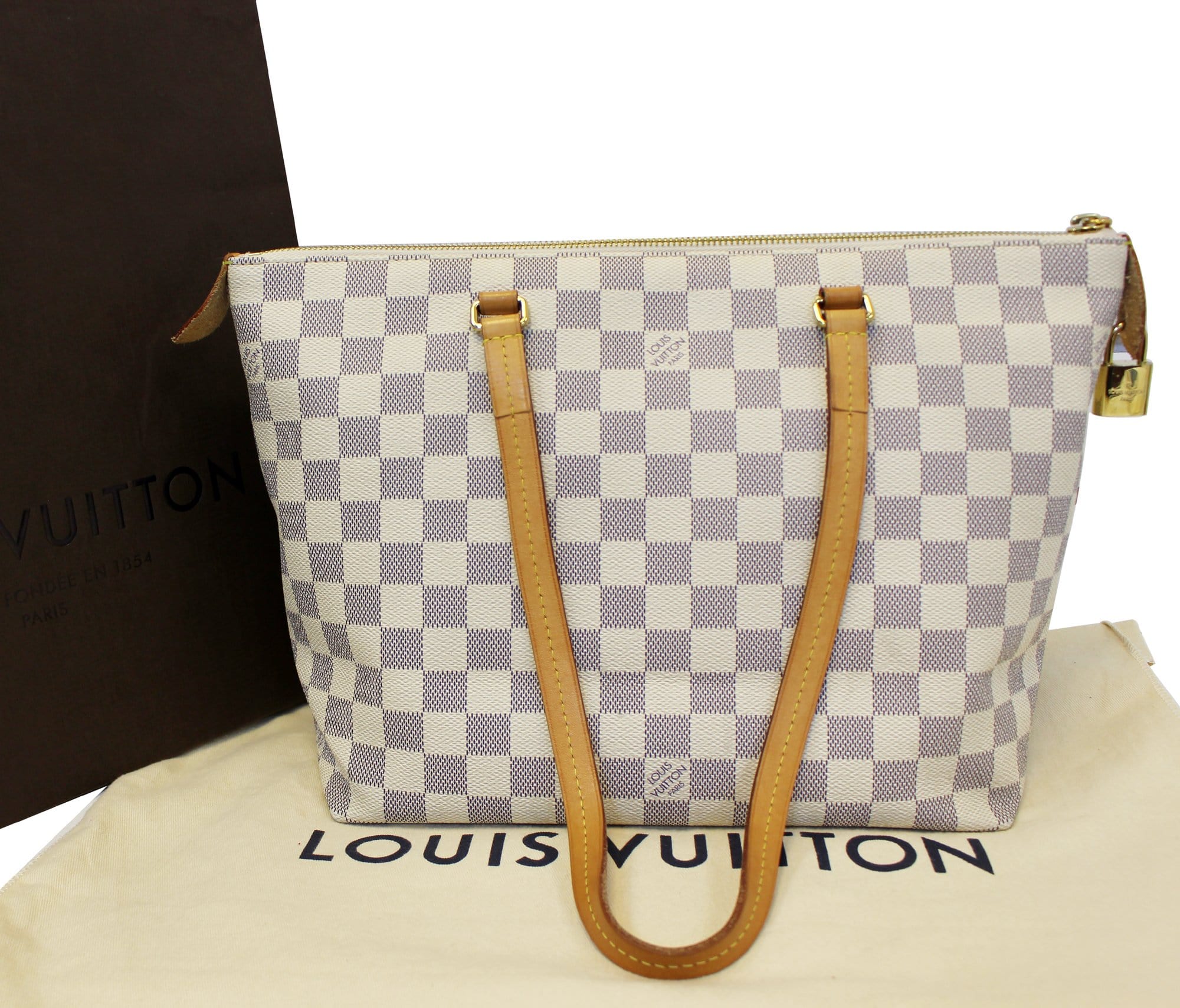 Louis Vuitton Damier Azur Canvas Iena PM Bag - Yoogi's Closet