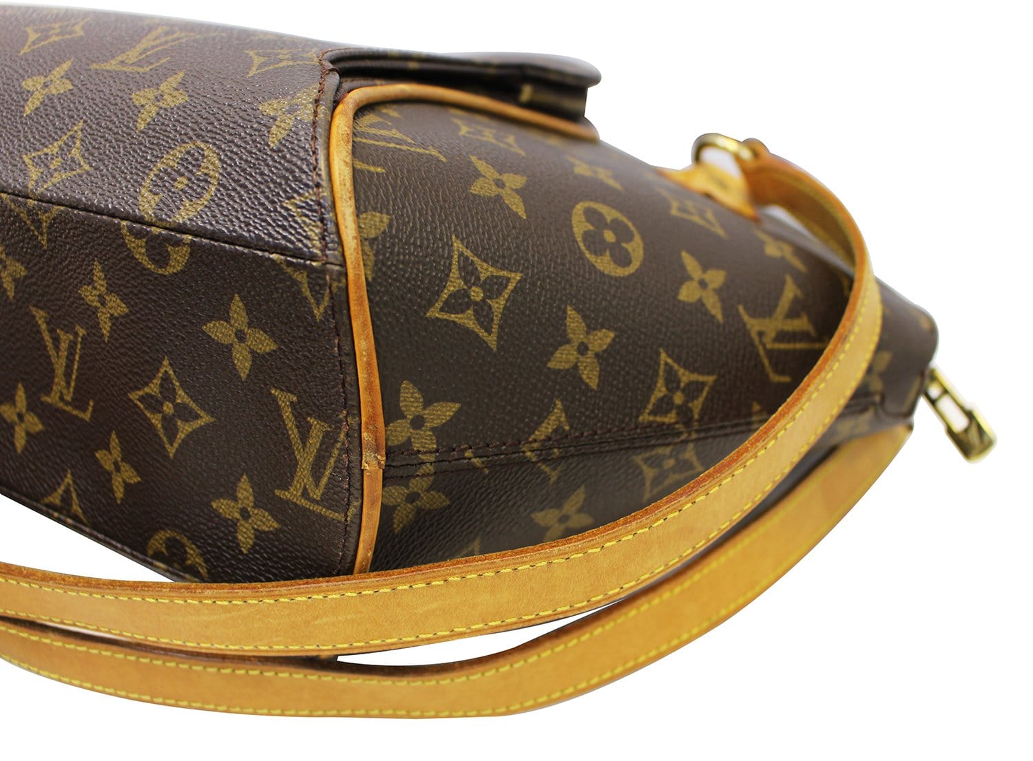 Auth Louis Vuitton Paris Pool Wish Shoulder Bag Brown/Gold M95830 - 99355f