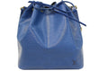 LOUIS VUITTON Epi Leather Petit Noe Blue Shoulder Bag
