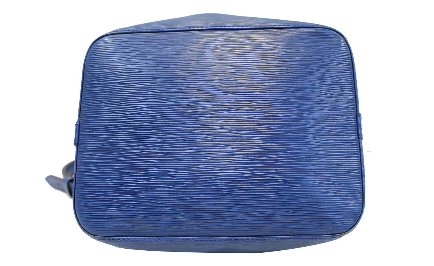 Authentic Louis Vuitton Epi Petit Noe Shoulder Drawstring Bag M44105 Blue  J6798