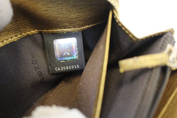 FENDI Zucca Zip Around Wallet