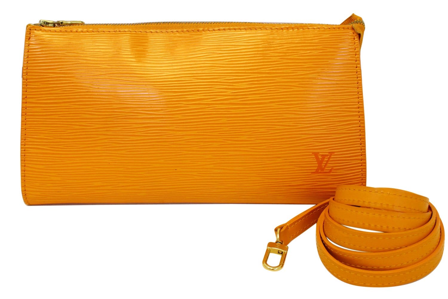 Louis Vuitton Orange Monogram Perforated Pochette Accessoires QJB0C5FJOB003