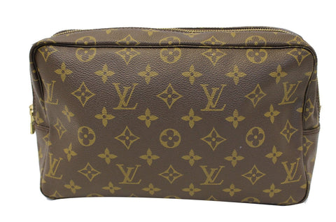 LOUIS VUITTON Monogram Canvas Trousse Toilette 28 Clutch