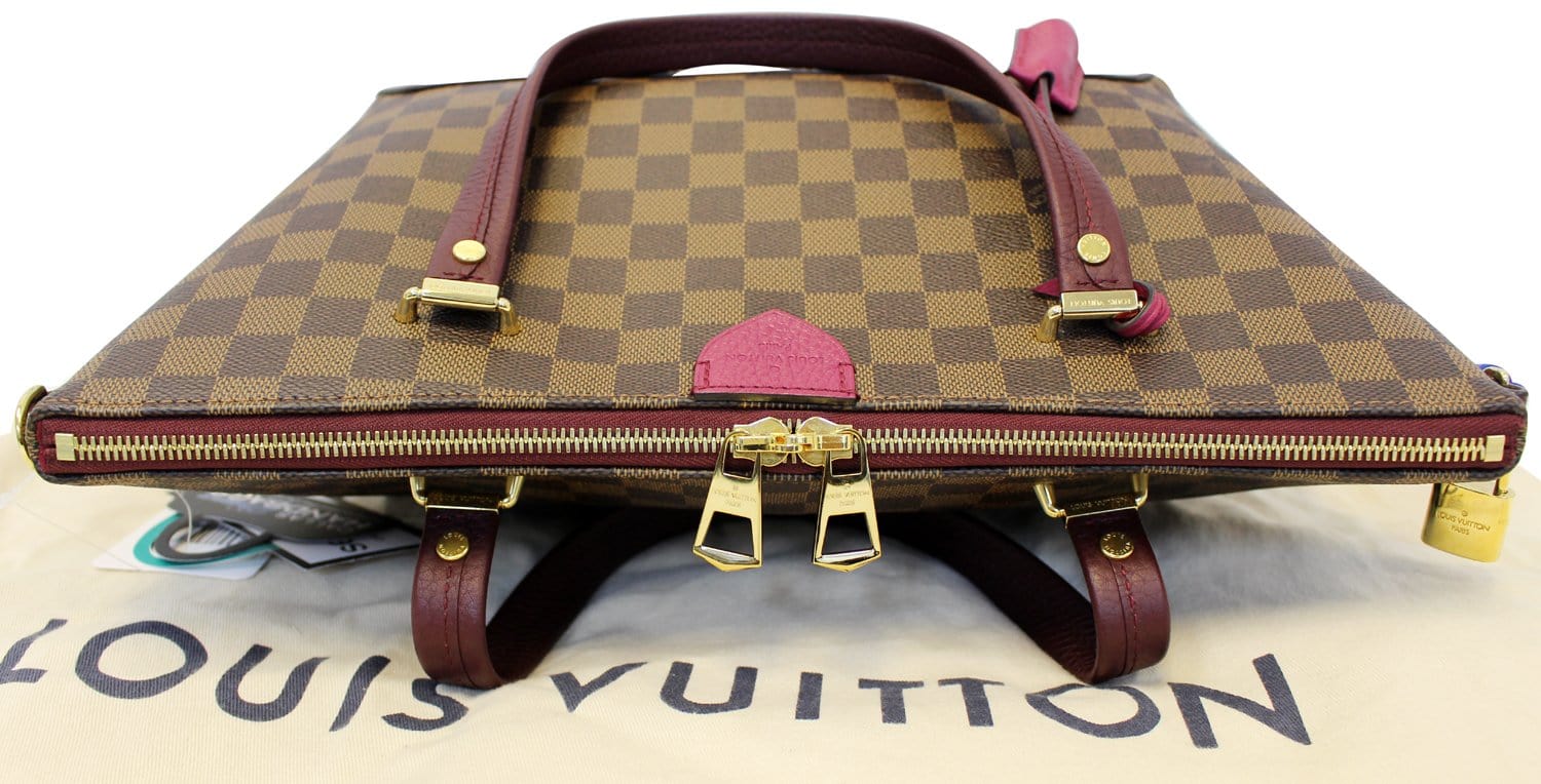 BANANANINA - Sleek lines featuring Damier canvas made perfection. Louis  Vuitton Damier Ebene Jersey Magnolia 🔎639815 Louis Vuitton Damier Ebene Hyde  Park Fuchsia 🔎639457 For order and details please contact by WhatsApp