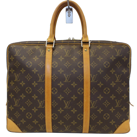 LOUIS VUITTON Porte Documents Voyage Monogram Canvas  Briefcase Bag